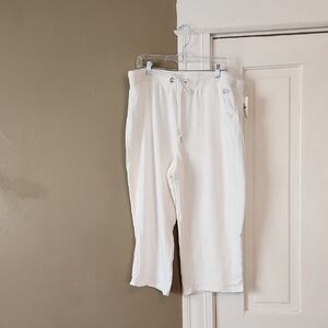 Lane Bryant White Lounge Pants